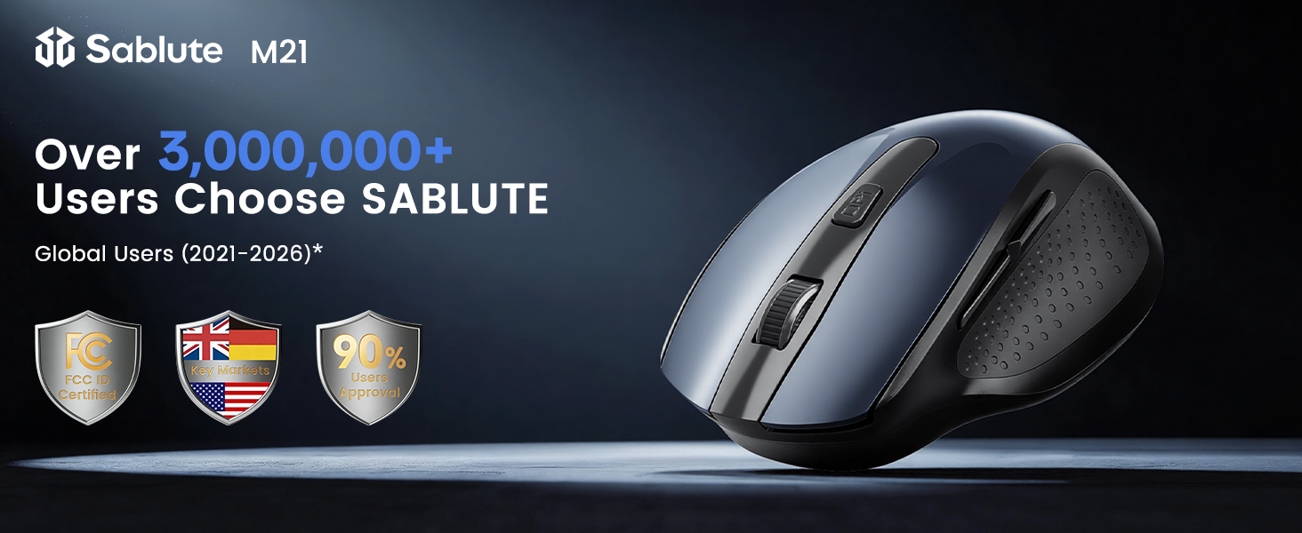SABLUTE M21 Wireless Mouse