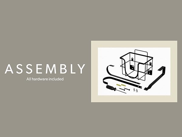 Assembly is easy with all hardware included