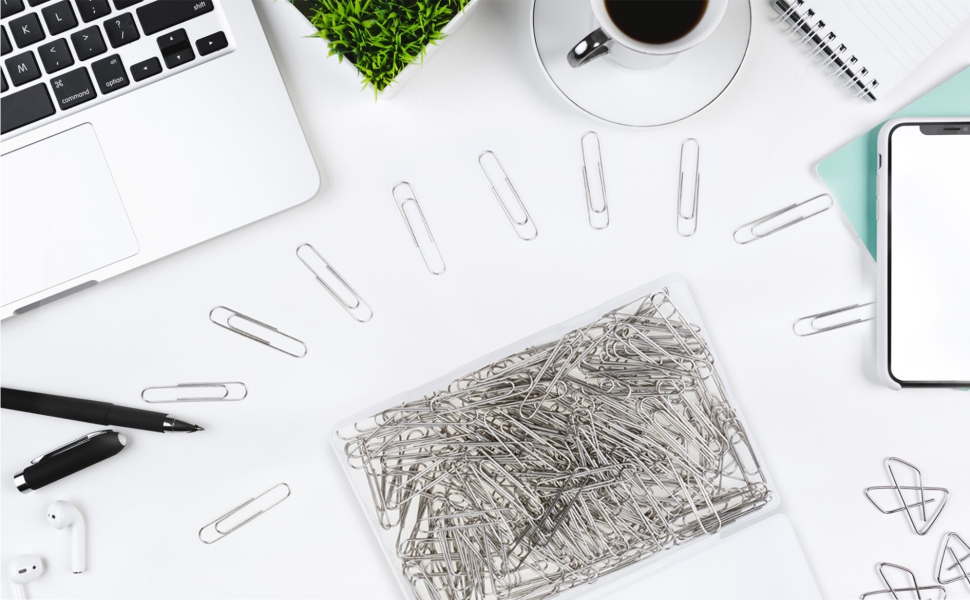 Jumbo Paper Clips, Large Silver Paper Clip, Big PaperClips