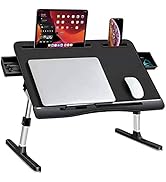 Laptop Desk for Bed, KLEAR Adjustable Laptop Desk with Heights and Angles, Foldable Portable Lapt...