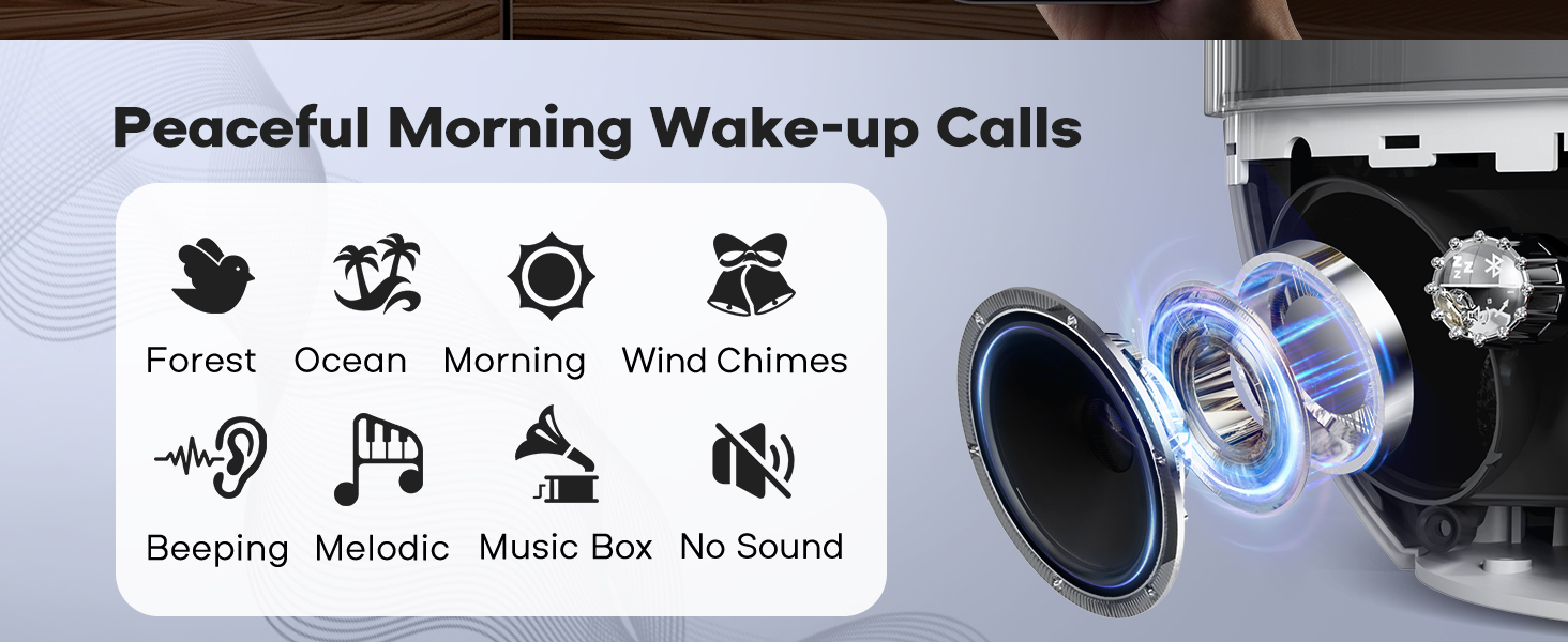 Dekala RESTON SUNRISE ALARM CLOCK5