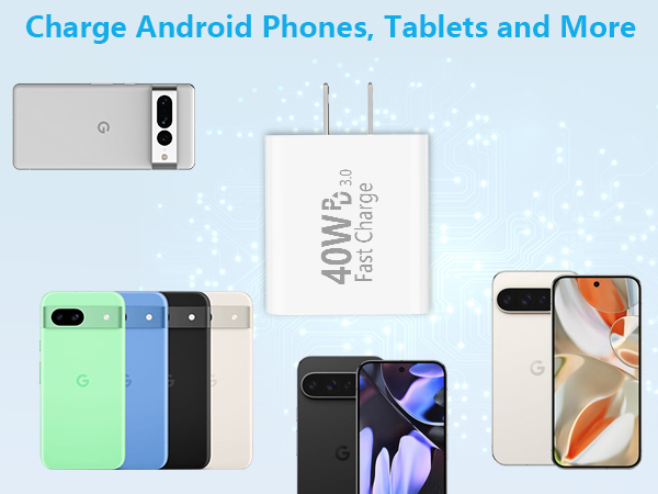 MFi Certified 2Pack 40W Dynamic Power Adapter USB C Charger Block Type C Wall Charger for iPhone 17