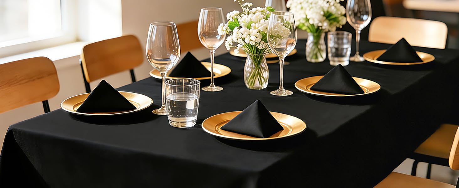 Black Tablecloth