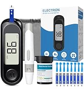 Blood Sugar Monitor,Glucose Monitor Kit with 50 Test Strips &amp; 50 Lancets for Diabetes Testing, Bl...
