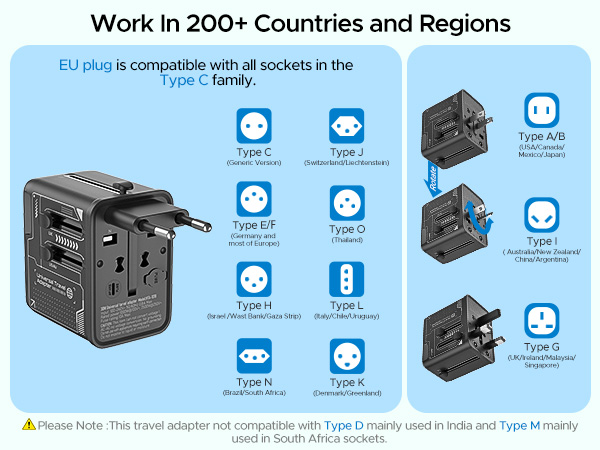 Work In 200+ Countries and Regions