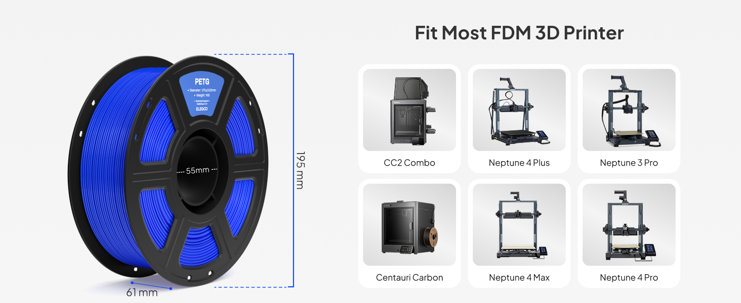 fit for most 1.75mm FDM 3d printers