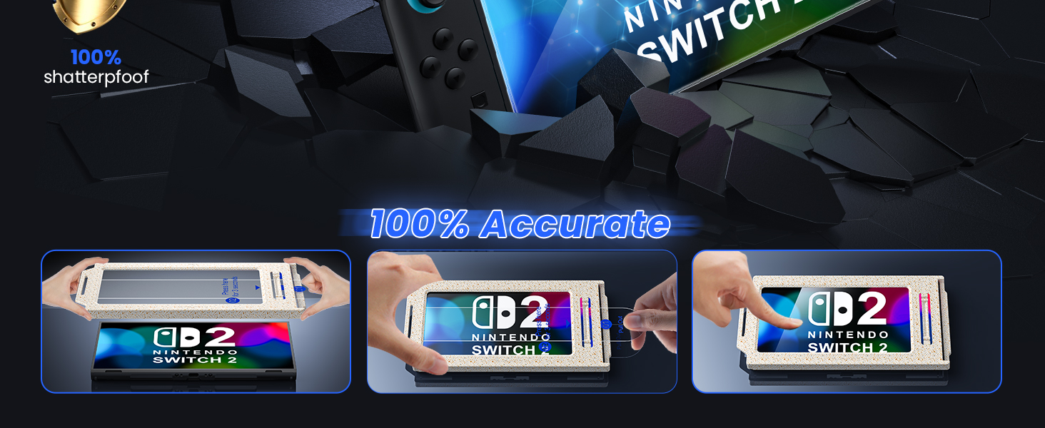 for nintendo switch 2 screen protector glass