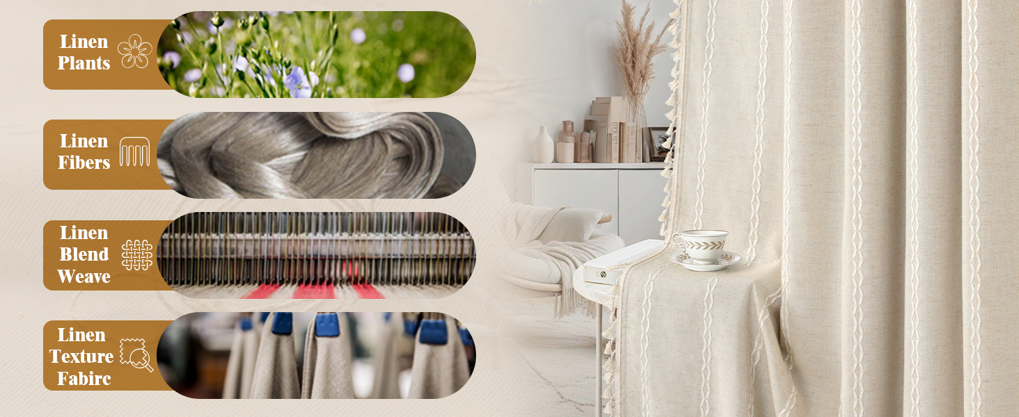 boho Blackout Curtains