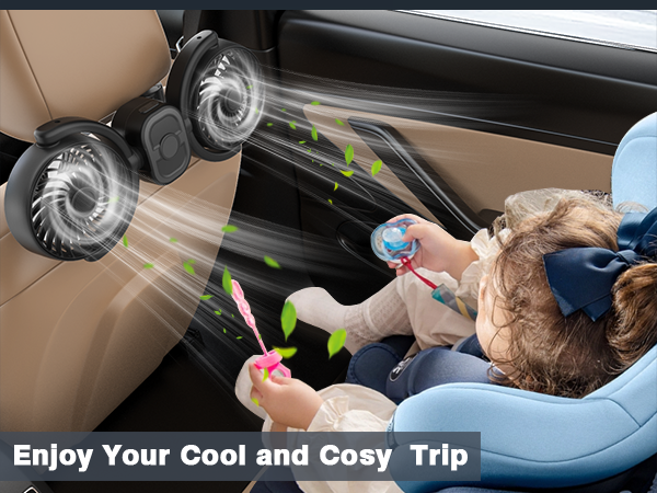battery powered car fan