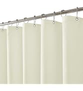 eachope Waterproof Fabric Shower Curtain Liner with 3 Heavy-Duty Magnets - Washable Cloth shower ...