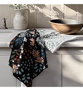 RECYCO Waffle Kitchen Towel Set of 2 - Quick Dry Microfiber Sustainable Dish Towels - Ultra Absor...