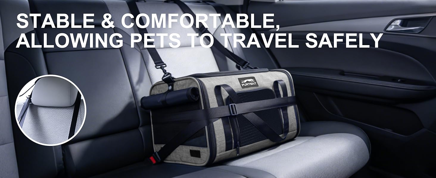 cat carrier grey