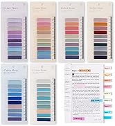 AIERSA 1200Pcs Sticky Tabs, Book Tabs for Annotating Books, Aesthetic Index Tabs, Sticky Notes, P...
