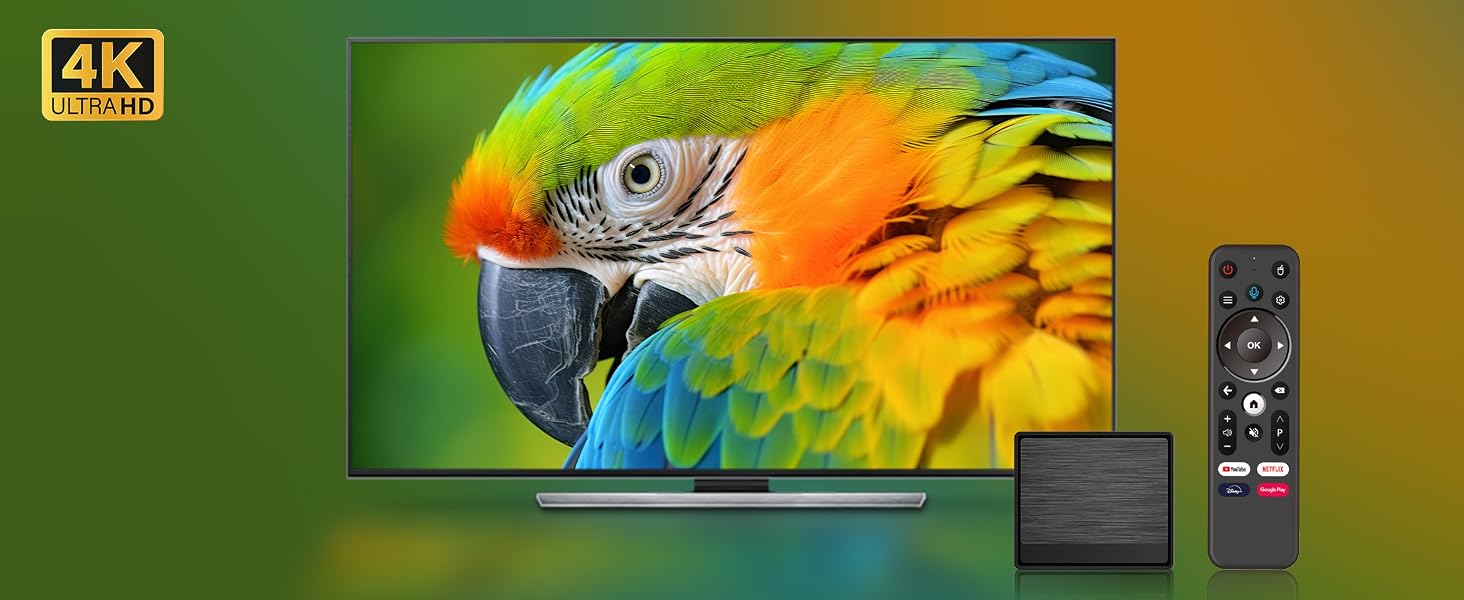 Mini TV Box 4K+