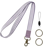 YANTHKEY Lanyards for ID Badges &amp; Keys, Long Neck Teacher Lanyard for Women Men, Keychain Lanyard...