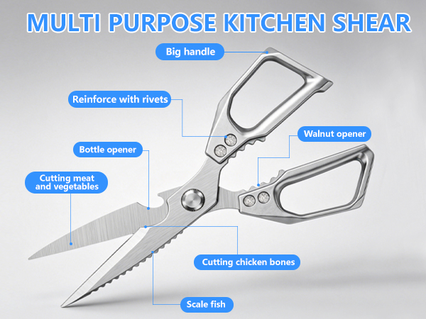 kitchen utensils kitchen scissors for food heavy duty kitchen shears heavy duty meat cooking