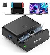 Portable TV Docking Station Compatible with Nintendo Switch 2/Switch/OLED/Lite, Compact Travel Sw...