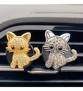Bling Car Air Freshener Vent Clips, Cute Diffuser Vent Clip with Scent Pads, Unique Decoration Ca...