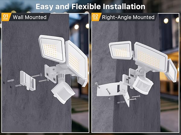 led flood light outdoor motion sensor