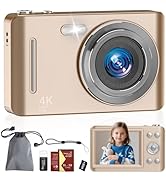 Digital Camera, Cameras for Kids, Point and Shoot Digital Cameras Anti-Shake, Date Stamp, Compact...