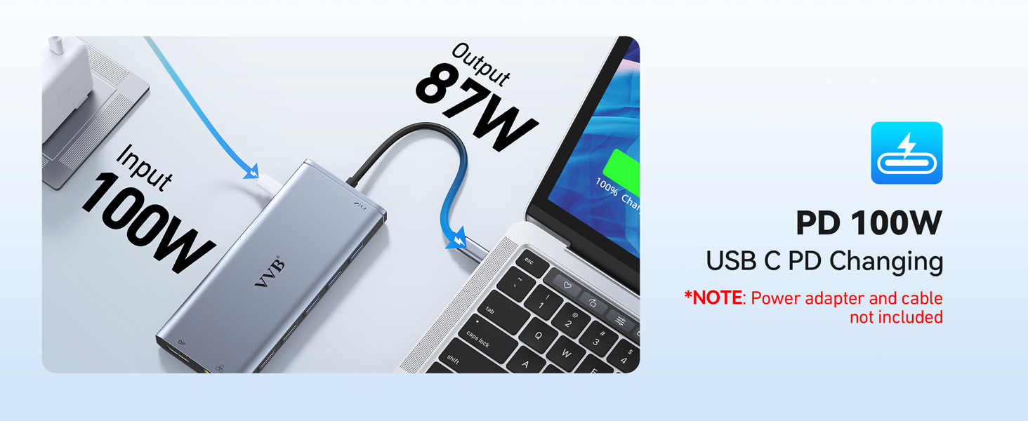 usb adapter usb docking station hdmi usb hub type c dp hub adapter dongle for dell hp lenovo pc