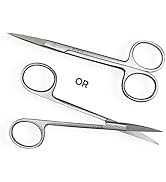MJW Professional Iris Scissor Made of Stainless Steel for Multipurpose Use as Beard, Nose, Ear ha...