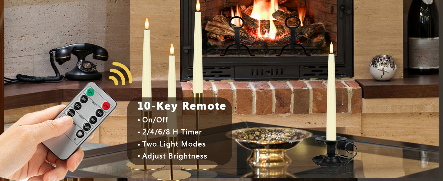 flameless candles with remote