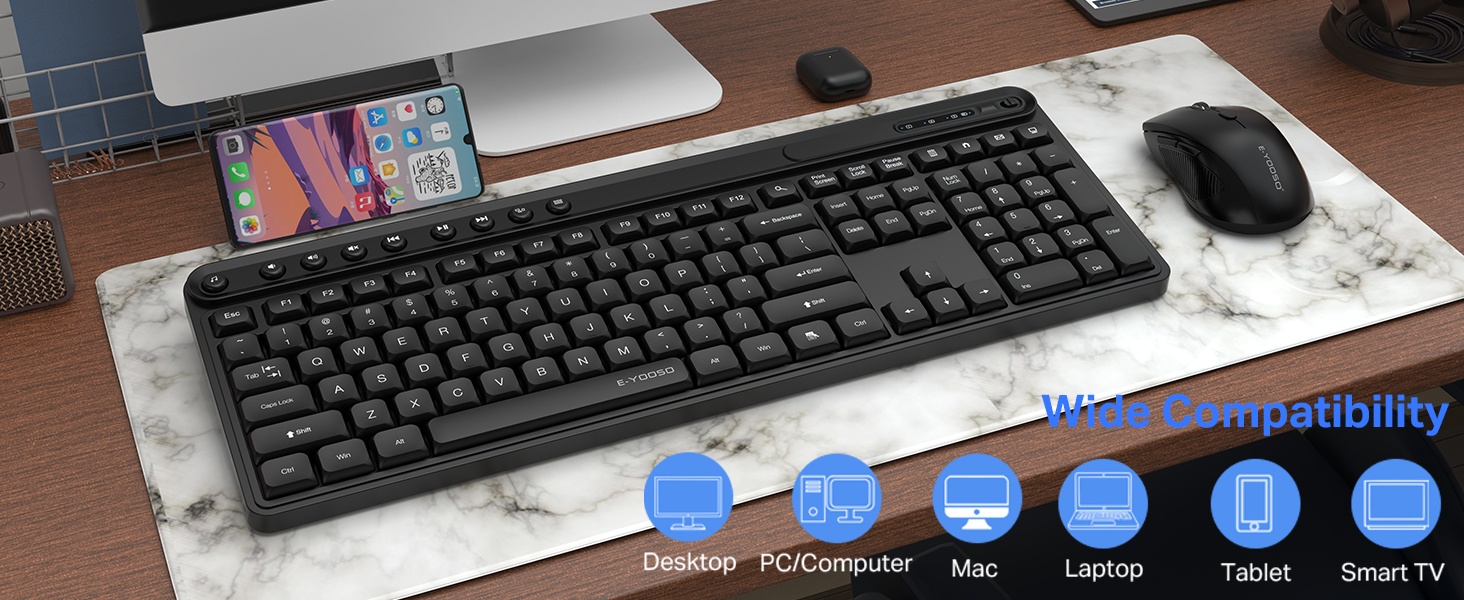 wireless keyboard and mouse combo