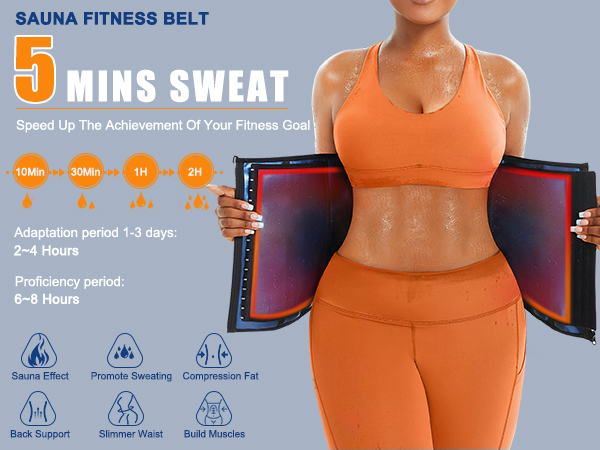 sweat waist trimmer for women lower belly fat