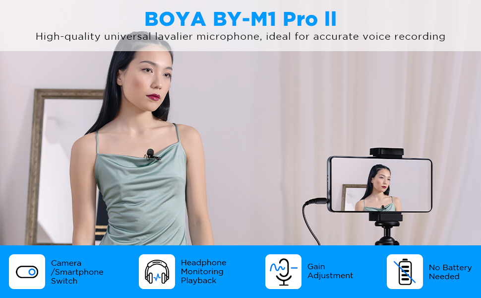boya lapel microphone BY-M1 PRO