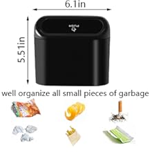 small car trash can