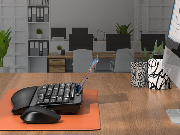ergonomic keyboard and mouse