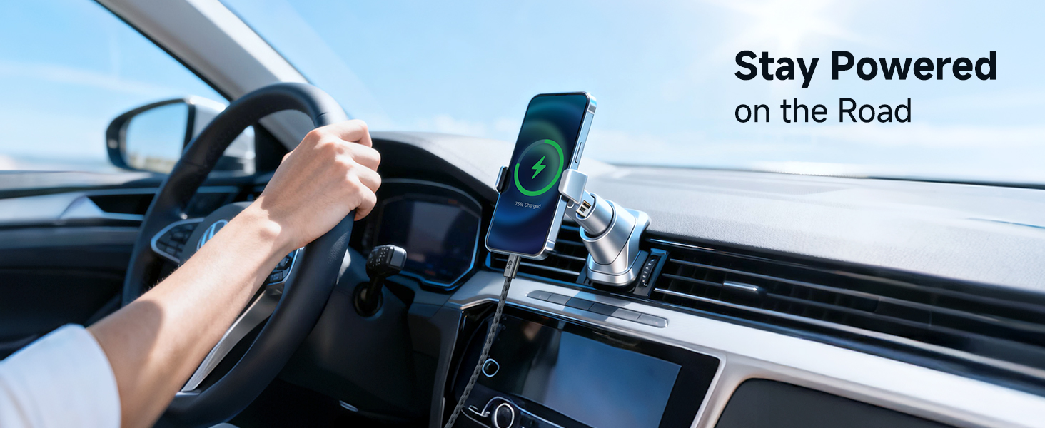 USBC charging cable with built-in cable tie for organized and tangle-free storage