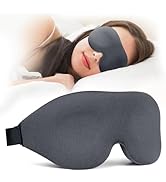 NEWVANGA Sleep Mask for Back and Side Sleeper, Block Out Light, Luxury Sleeping Eye Mask of 3D Ni...