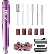 Airsee Studio Basic Electric Nail Drill, USB Portable Nail E File Machine for Professional Beginn...