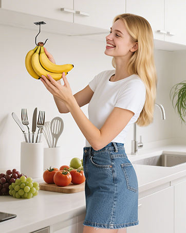 Banana Hook Under Cabinet