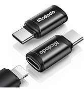 mcdodo 2 Pack USB C OTG Adapter, Lightning Female to USB-C Male Connector, Apple Lightning to USB...
