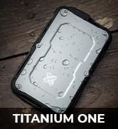Titanium One Portable External SSD USB 3.2 Gen 2 IP66 Water/Shock proof for PC Iphone Android Mac