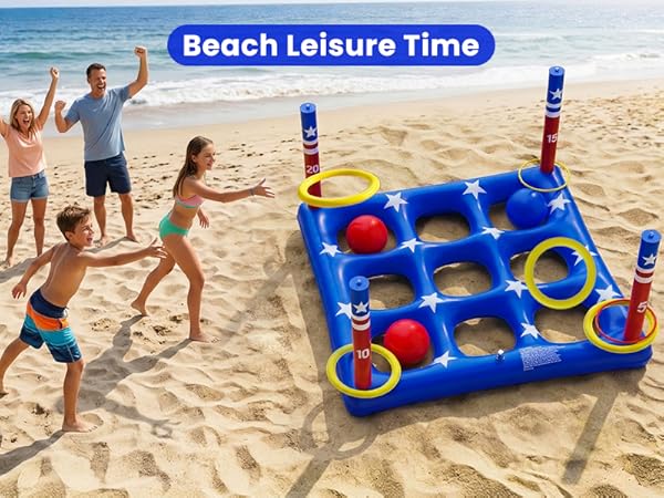 Indoor Tic-Tac-Toe game and Ring Toss Games
