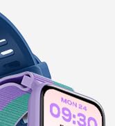 BIGGERFIVE Kids Fitness Tracker Watch, Pedometer, Heart Rate, 5ATM Waterproof, Sleep Monitor, Ala...