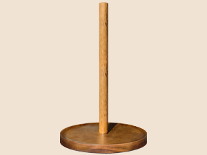 wooden paper towel holder