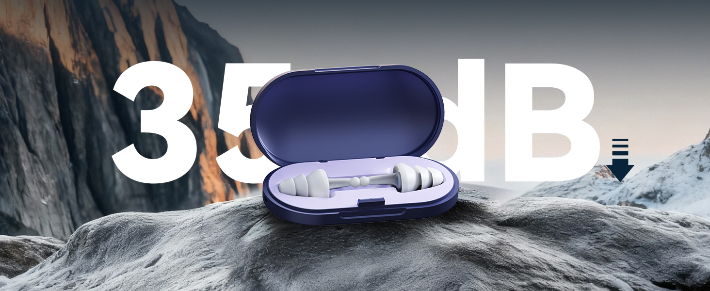 Silicone Noise Cancelling Ear Plugs
