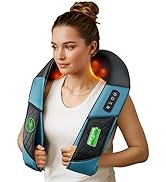 COMFIER FSA Eligible Cordless Neck Massager for Pain Relief Deep Tissue, Shiatsu Shoulder Massage...