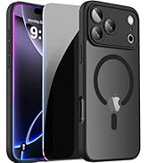 LWLFEKA Magnetic for iPhone 17 Pro Max Case with Privacy Screen Protectors &amp; Full Camera Cover,Co...