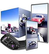 SLARY 4CH Channel 360 AHD 10.36" Monitor Touch Screen Loop Recording Display Left and Right Elect...