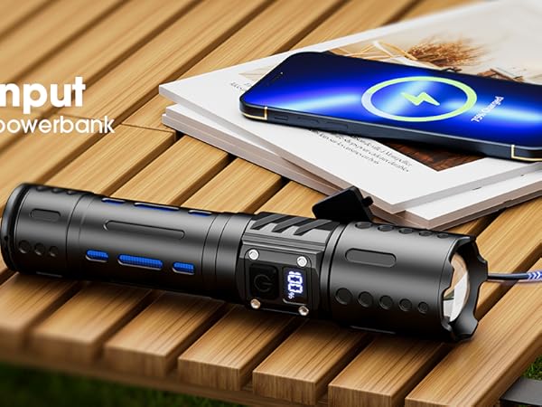 LED Flashlight Rechargeable