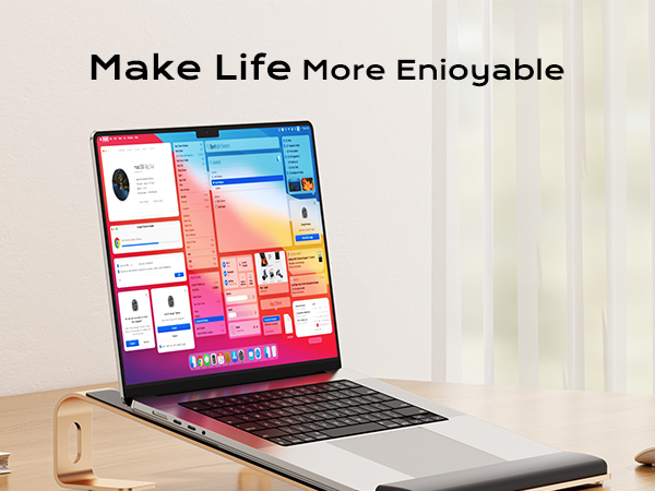 Portable laptop stand for desk,laptop riser for desk,travel laptop stand,laptop holder