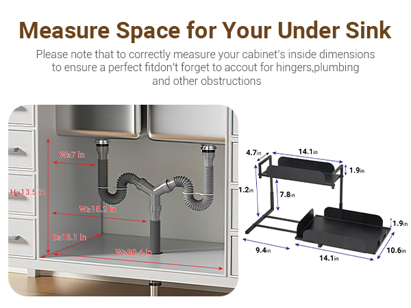 under cabinet storage organizer