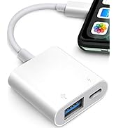 Fubiaofei USB Adapter for iPhone/iPad, L?ghtn?ng to USB Female OTG Adpater,USB3 to iPad Adapter w...
