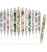 Maritown 12pcs Vintage Flower Pens for Women Girls Fancy Pen Floral Pens Pretty Writing Ballpoint...